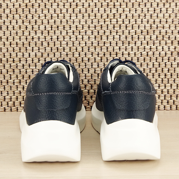 Sneakers piele naturala Aniela bleumarin [6]