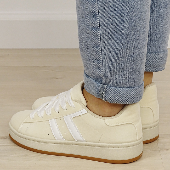 Sneakersi dama bej BM-1101 M2 [3]