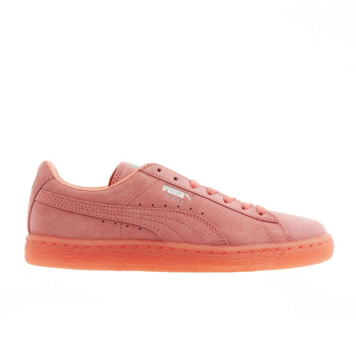 Puma pantofi sport puma suede classic mono red iced din piele intoarsa