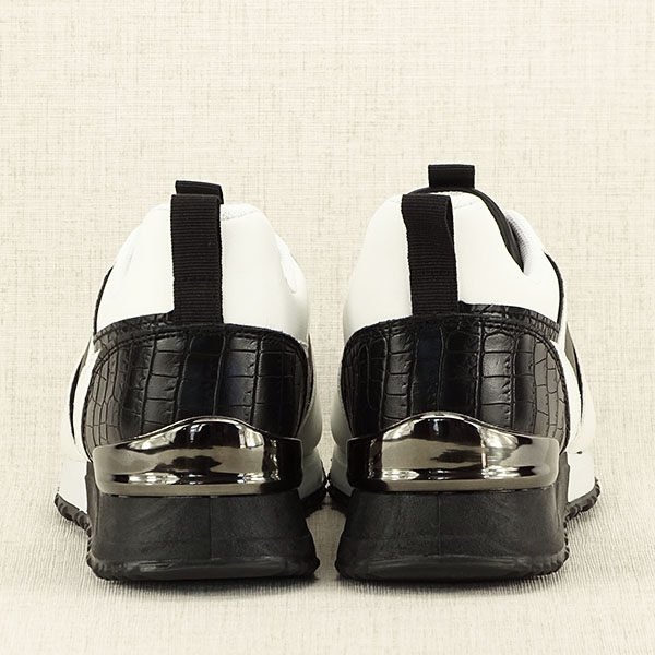 Sneakers alb cu negru Crista [7]