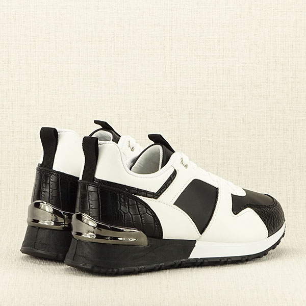 Sneakers alb cu negru Crista [6]
