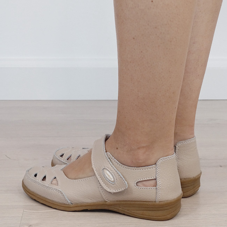 Balerini piele naturala Anisoara nude M4 [2]