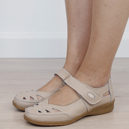 Balerini piele naturala Anisoara nude M4 [0]
