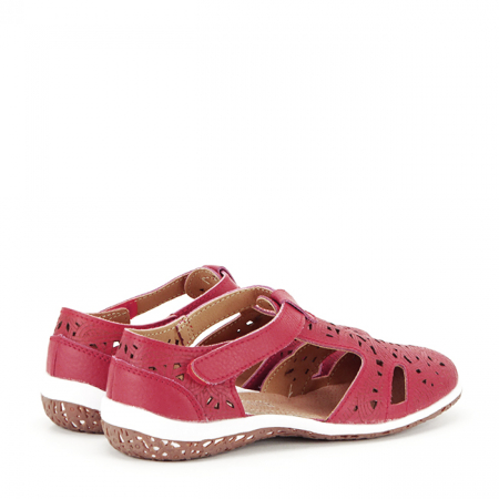 Balerini rosii din piele naturala CXWL2118 M5 [5]