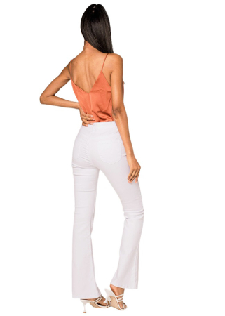 Blugi albi Dama Evazati Nina Carter P079 M8 [3]