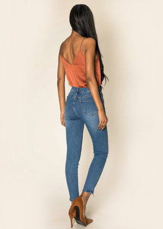 Blugi Dama Albastri Slim Nina Carter P117-5 M10 [3]
