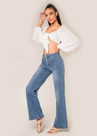 Blugi Dama Evazati Nina Carter Albastri P139-5 M7 [1]