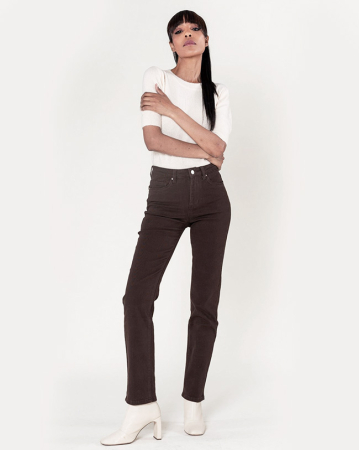 Femei - Blugi Dama maro Straight Nina Carter P517-79 M9