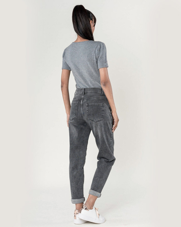 Blugi dama Mom Fit Nina Carter Gri P502-17 M8 [4]