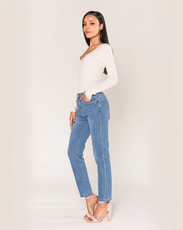 Blugi Dama albastri, Push-up Skinny Nina Carter P076-5A [2]