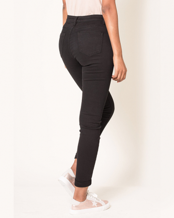 Blugi Dama Slim Nina Carter Negru P109-1 M8 [2]
