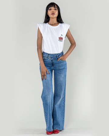 Blugi Evazati Nina Carter Albastru P625-5 M7 [2]