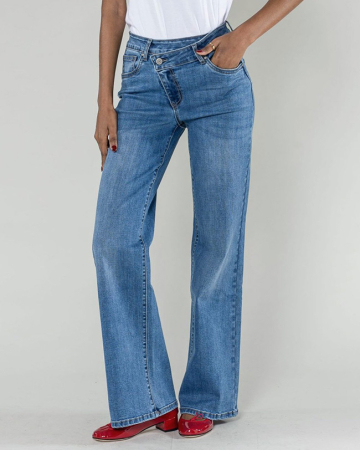 Blugi Evazati Nina Carter Albastru P625-5 M7 [1]