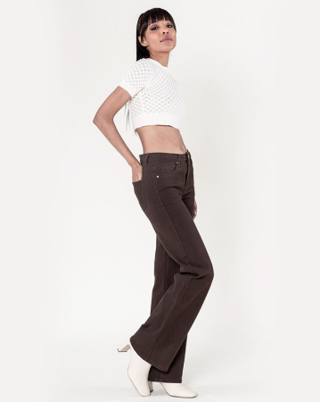 Blugi maro dama Evazati Nina Carter P080-79 M10 [3]