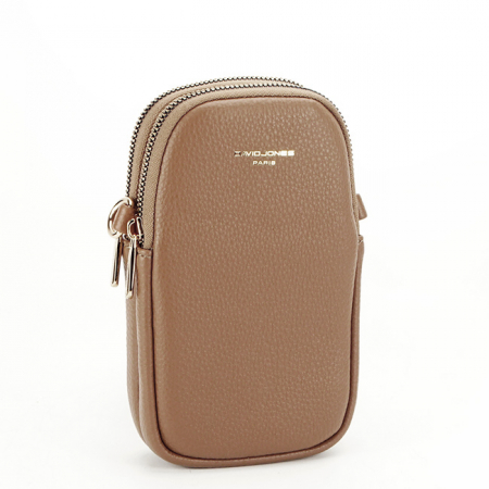 Portofele - Borseta crossbody David Jones Paris CM6814 07 Camel