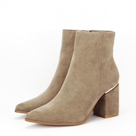 Botine bej inchis elegante 1605 112 [1]