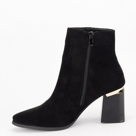 Noutati - Botine negre elegante 7607-2 116