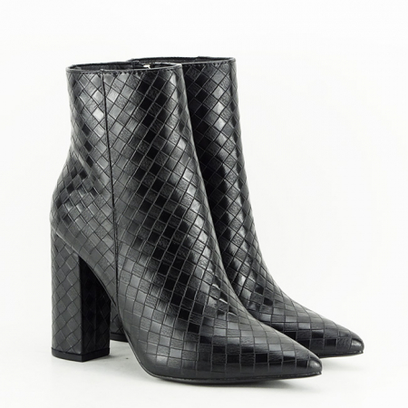 Botine negre elegante [6]
