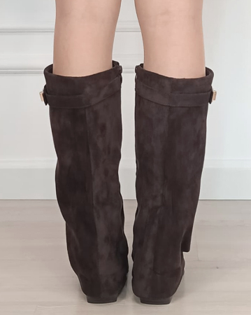 Cizme dama lungi maro 2596A-1 19 [3]