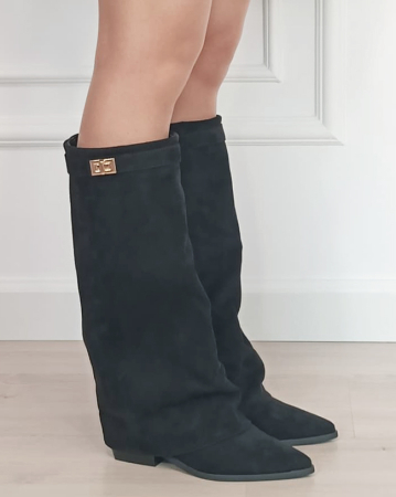 Cizme dama lungi negre 2596A-1 19 [5]