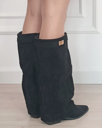 Cizme dama lungi negre 2596A-1 19 [4]