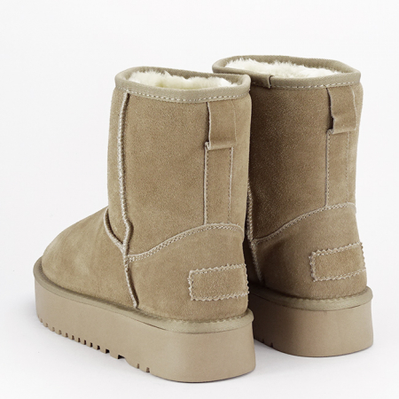 Cizme kaki din piele naturala NN610 114 [2]