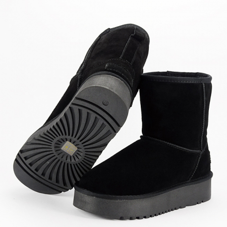Cizme negre din piele naturala NN610 114 [6]