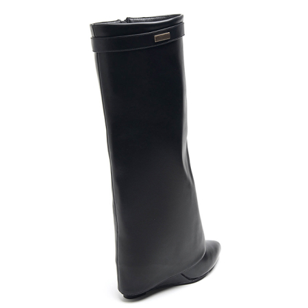 Cizme cu platforma negre elegante 9623A 116 [3]