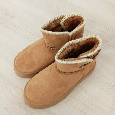 Cizme scurte camel imblanite DAY9058 116 [8]