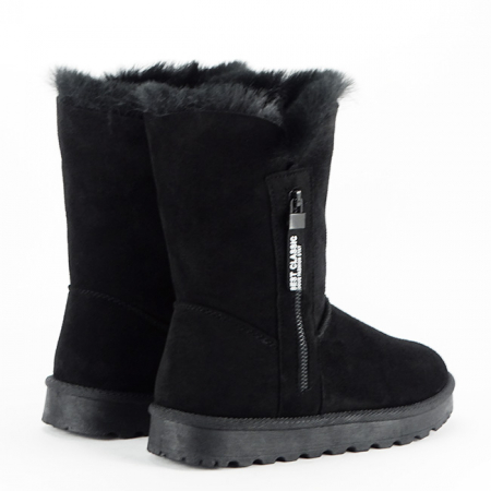 Cizme scurte negre B0O26-103 111 [5]