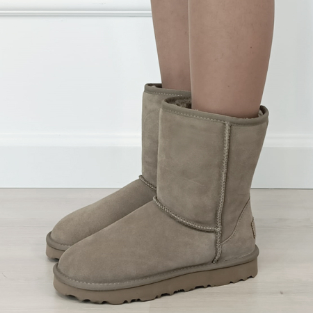 Cizme taupe din piele naturala L7830. 111 [1]