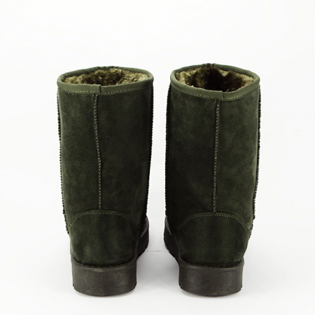 Cizme verde inchis imblanite F03 111 [3]