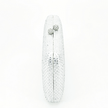 Clutch argintiu cu pietricele 6157 05 [2]