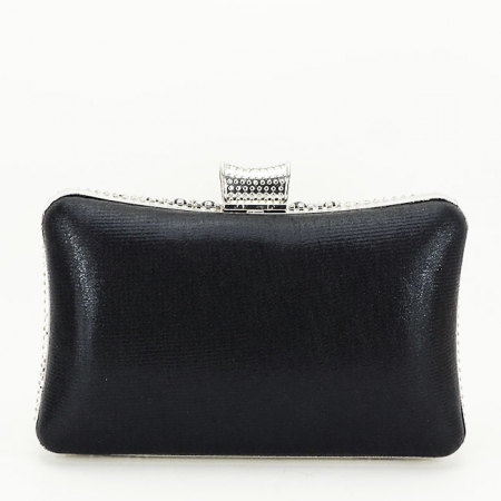 Clutch cu strasuri BYH-802 05 Negru [2]