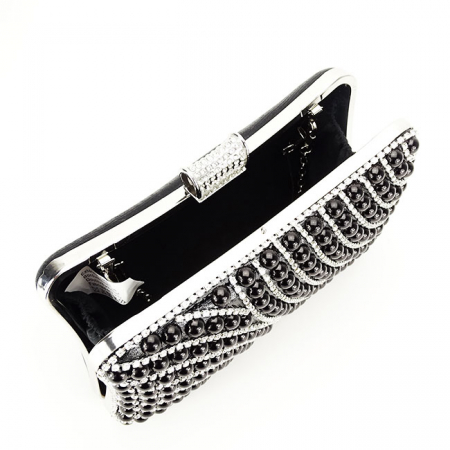 Clutch cu strasuri BYH-802 05 Negru [6]