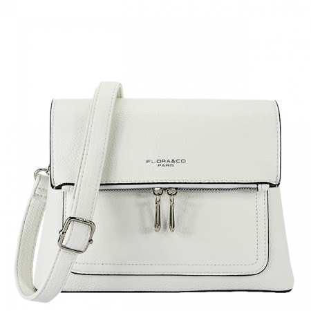 Noutati - Geanta alba casual Flora&CO Paris H6922 126