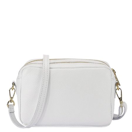 Posete - Geanta alba din piele naturala 8902 127