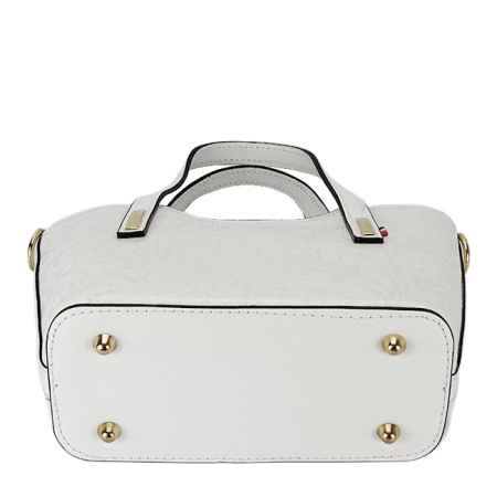 Geanta alba din piele naturala 8904 131 [6]