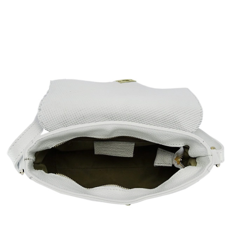 Geanta alba din piele naturala 8911 128 [6]
