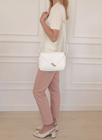 Geanta alba din piele naturala 8911 128 [1]