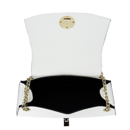 Geanta alb eleganta din piele naturala 1488 122 [7]