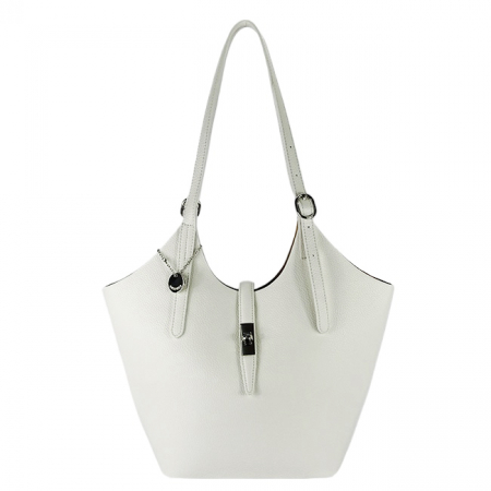 Noutati - Geanta alba mare cu borseta detasabila DIANA&CO DTL706-3 16