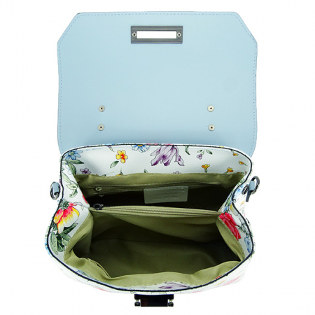 Geanta albastra cu imprimeu floral 8959 124 [5]
