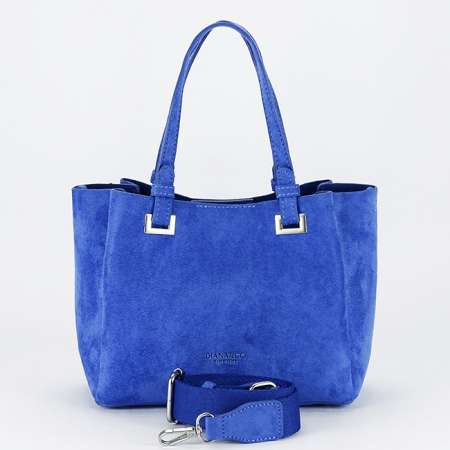 Geanta albastra din velur DIANA&CO DHJ929-2 M13 [5]