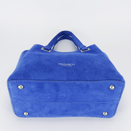 Geanta albastra din velur DIANA&CO DHJ929-2 M13 [6]