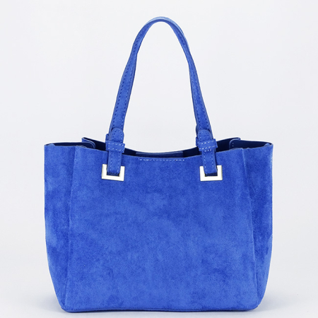 Geanta albastra din velur DIANA&CO DHJ929-2 M13 [4]