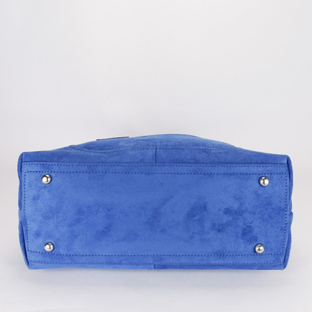 Geanta albastra mare din velur DIANA&CO DJC901-3 12 [7]