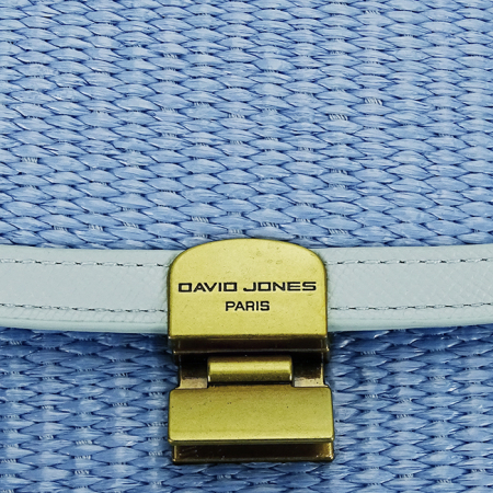 Geanta albastru deschis crossbody cu model impletit CM7497 15 [8]