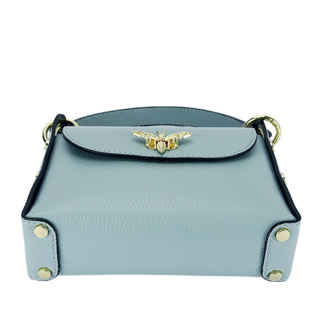 Geanta albastru deschis din piele naturala 1602 122 [7]