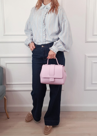 Geanta barbie roz din piele naturala 1047 123 [2]